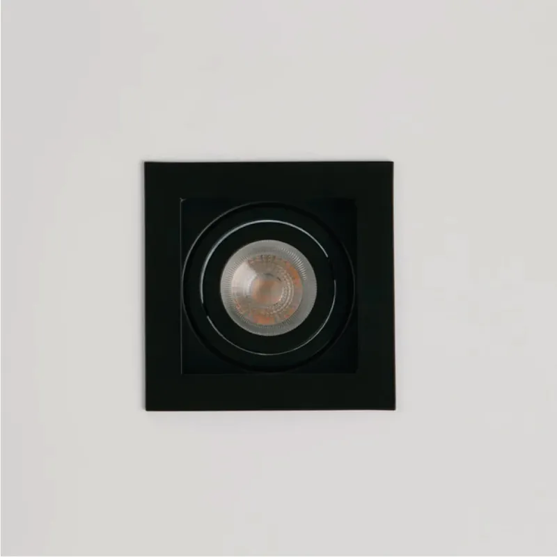 Koopje Lighting Collection Inbouwspot Grid 1L - Zwart