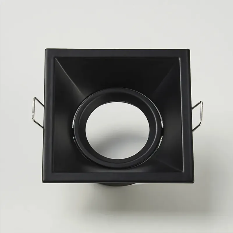 Lighting Collection Inbouwspot Slim Vierkant - Zwart Beste Prijs