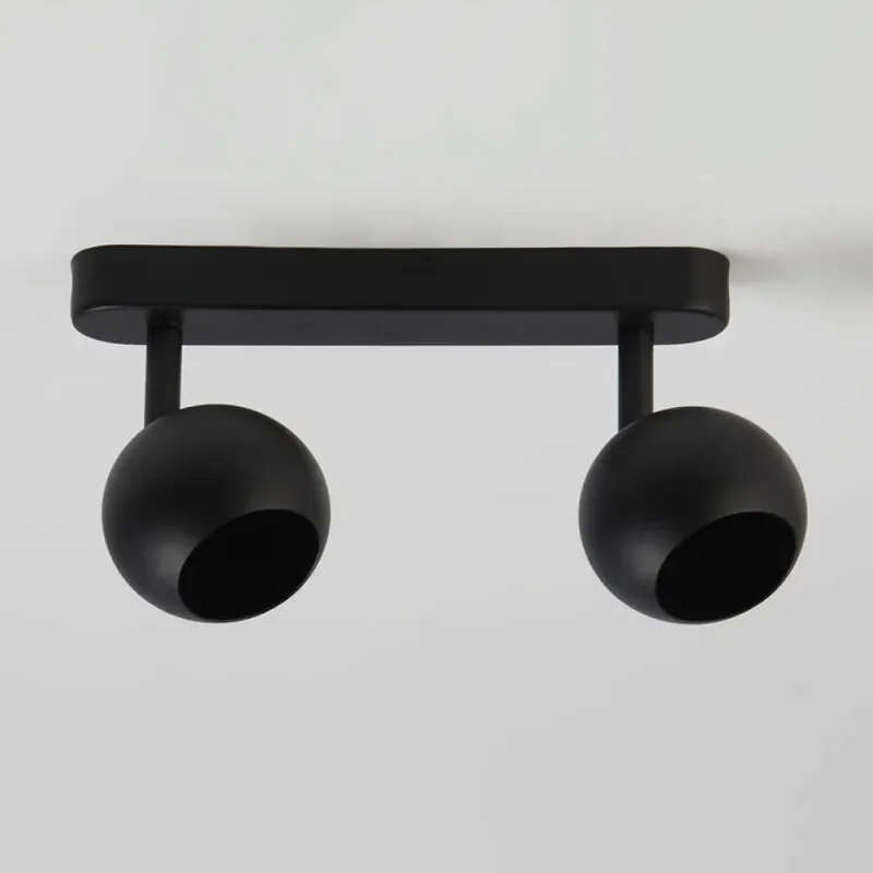 Meest Verkocht Lighting Collection Plafondlamp Apollo 2L - Zwart