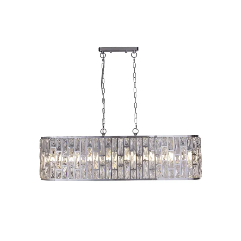 Betrouwbaar Searchlight Hanglamp Bijou 8L - Chroom/Helder