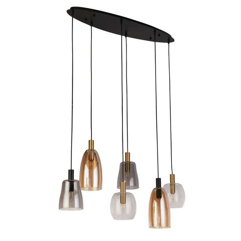 Searchlight Hanglamp Divine 6L - Multicolor Betrouwbaar