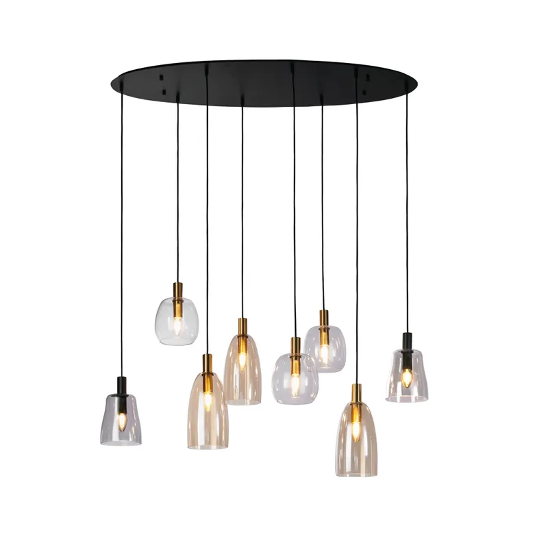Searchlight Hanglamp Divine 8L - Multicolor Korting