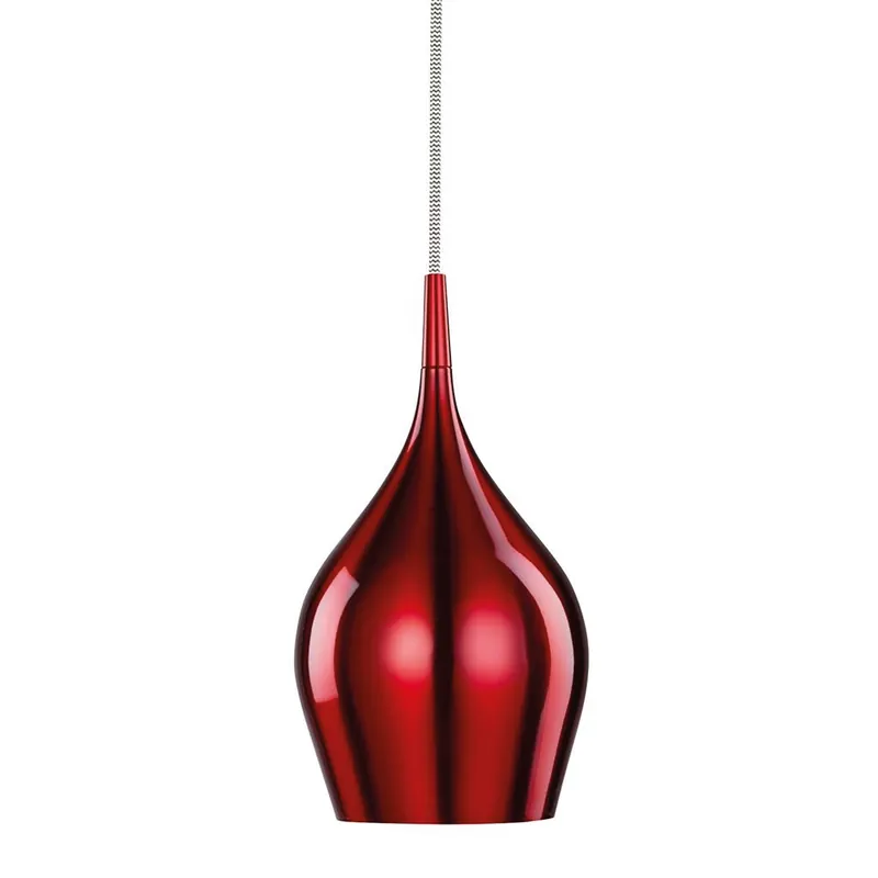 Searchlight Hanglamp Fibrant 12cm - Rood Laatste Versie