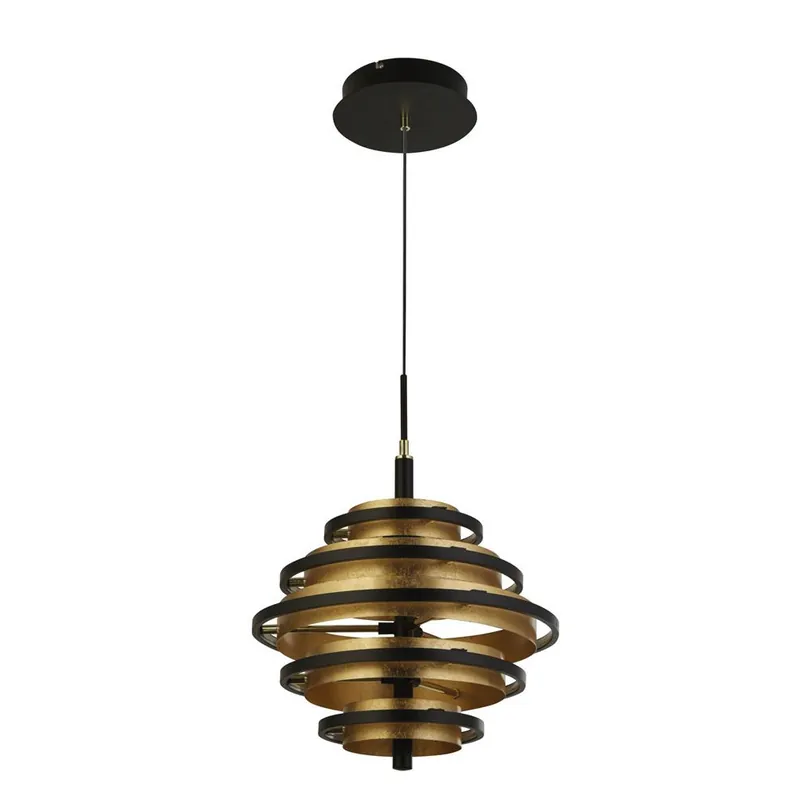 Favoriet Searchlight Hanglamp Hive - Zwart/Goud