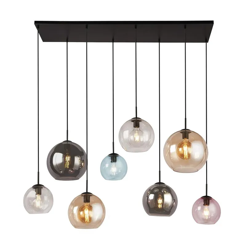 Searchlight Hanglamp Mardi Gras II 8L - Multicolor Hete Deal