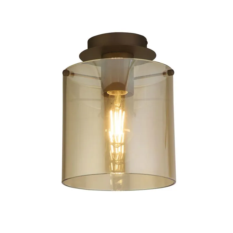 Searchlight Plafondlamp Sweden 1L - Amber Gecertificeerd