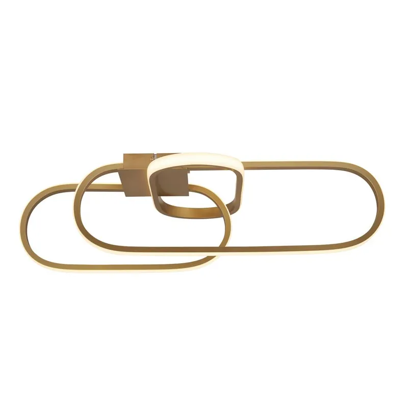 Searchlight Plafondlamp Clip - Goud Beperkte Voorraad