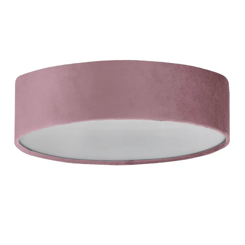 Lage Kosten Searchlight Plafondlamp Drum 50cm - Roze