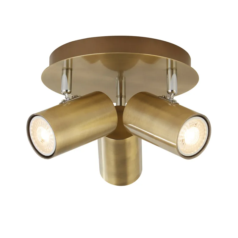 Searchlight Plafondlamp Meteor 3L - Goud Koop Online