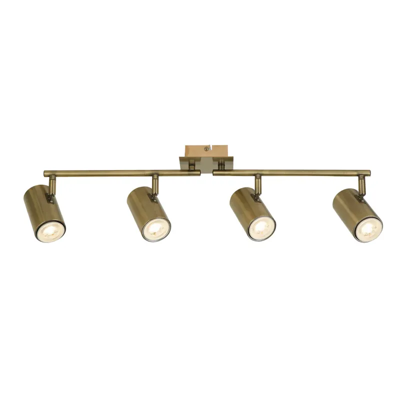 Favoriet Searchlight Plafondlamp Meteor 4L - Goud