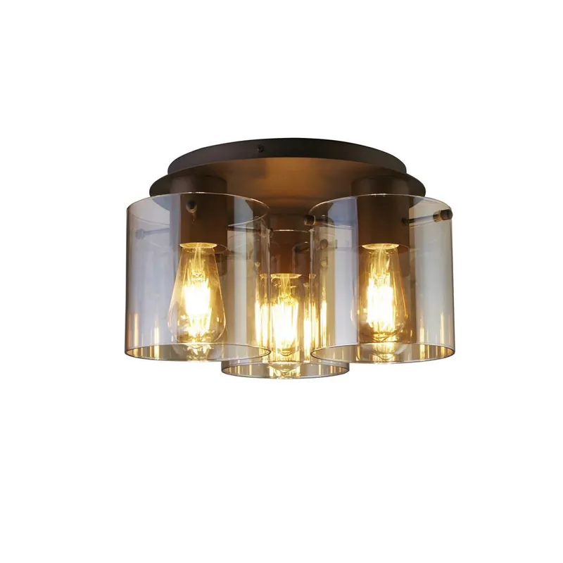 Betaalbaar Searchlight Plafondlamp Sweden 3L - Amber