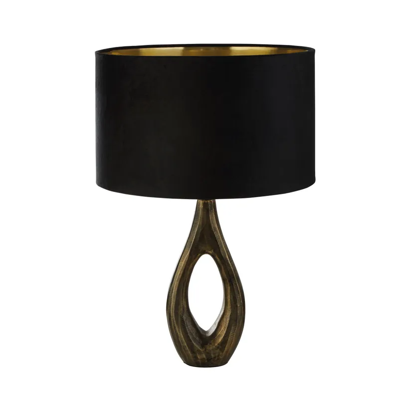 Searchlight Tafellamp Bucklow - Brons/Zwart Weekendaanbieding