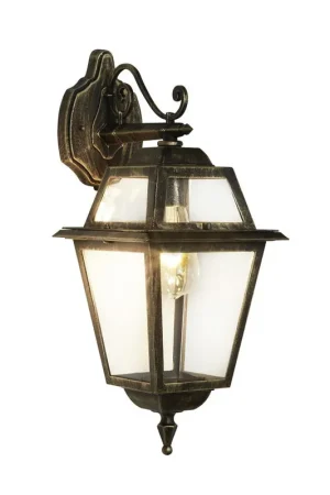 Alleen Vandaag Searchlight Wandlamp New Orleans 1522 - Zwart/Brons