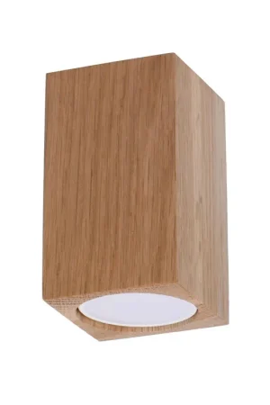 Populair Sollux Plafondlamp Keke 10cm - Hout