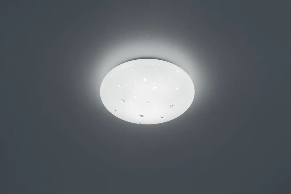 Trio Leuchten Plafondlamp Achat Ø27cm - Wit Favoriet