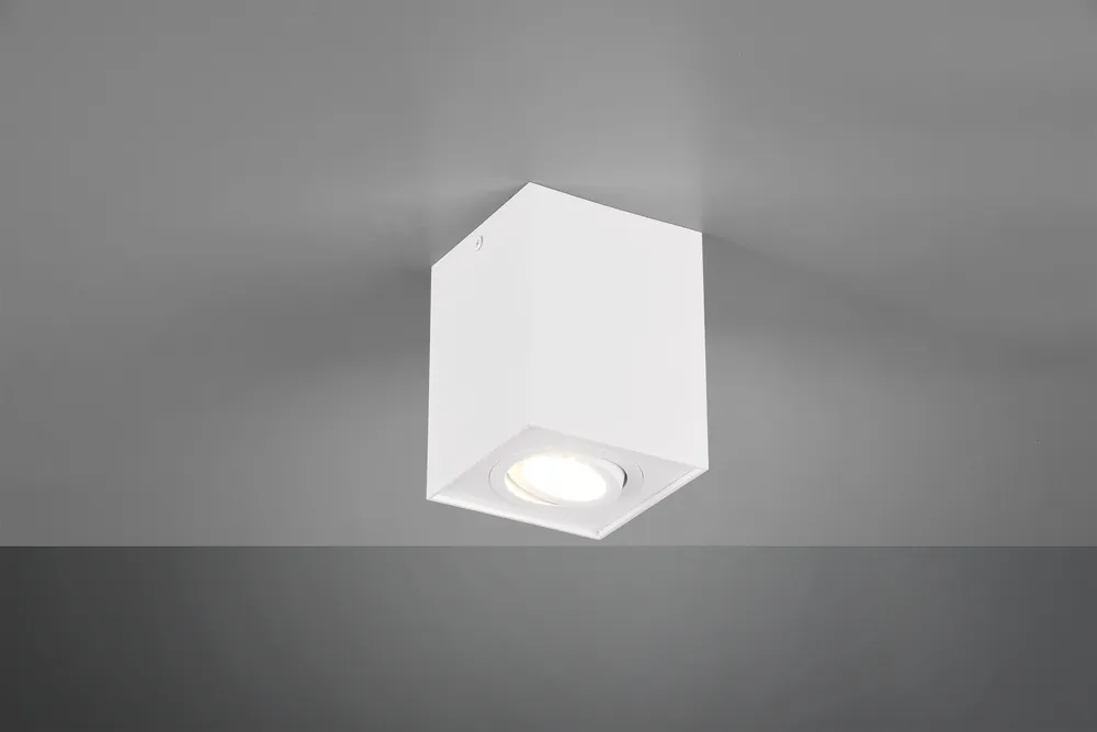 Trio Leuchten Plafondlamp Biscuit 1L - Wit Laatste Kans