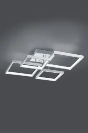 Alleen Vandaag Trio Leuchten Plafondlamp Sorrento 4L - Aluminium
