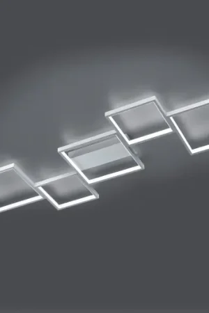 Betaalbaar Trio Leuchten Plafondlamp Sorrento 5L - Aluminium