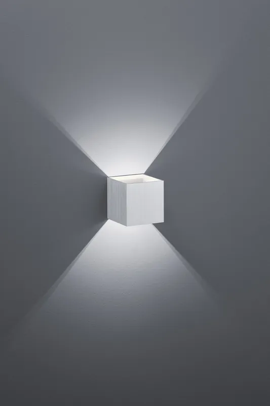 Trio Leuchten Wandlamp Louis - Aluminium Weekendaanbieding