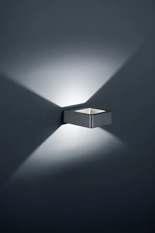 Hoge Kwaliteit Trio Leuchten Wandlamp Reno - Antraciet