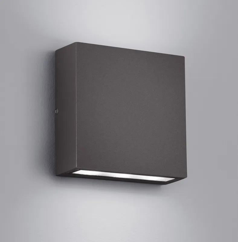 Trio Leuchten Wandlamp Thames - Antraciet Aanbieding