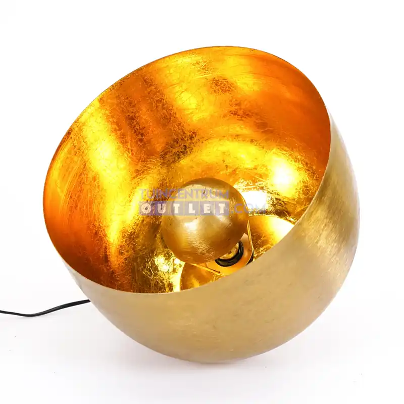 Tafellamp alexus mtl l36b36h32 goud Flitsaanbieding