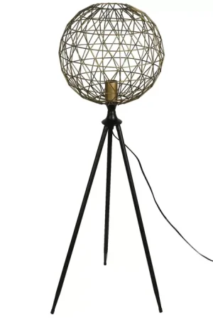 Staande Draad Hang Lamp Miguel L 130 Brons Messing Metaal Countryfield Populair
