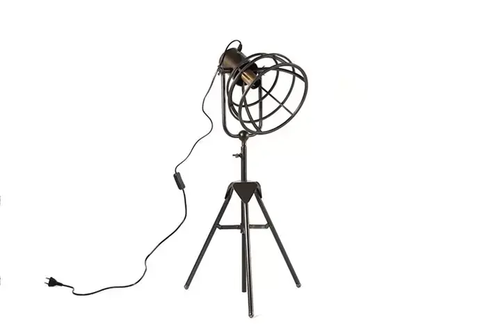 Nu Kopen Industriële Staande Vloer Lamp Janine 123 S Metaal Countryfield