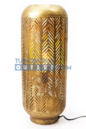 Lamp Bombay Stripe - goud Op = Op