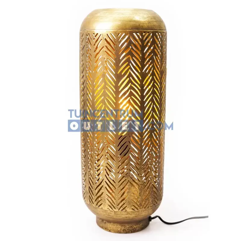 Lamp Bombay Stripe - goud Op = Op