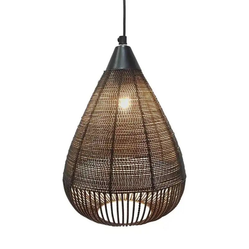 Rechtstreeks Van De Fabrikant Hanglamp Ise zwart 32cm