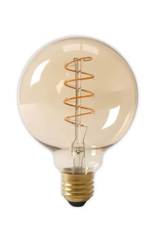 Led flex globe E27 - goud dim Direct Verzonden
