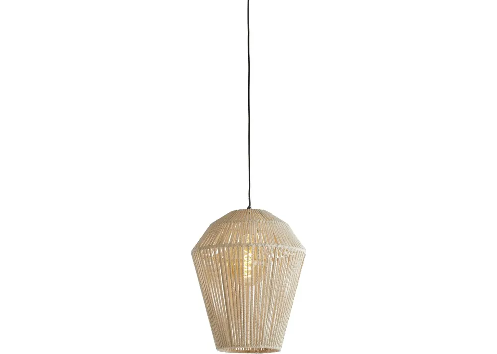 Hanglamp deya metaal d30h37cm wit Weekendaanbieding