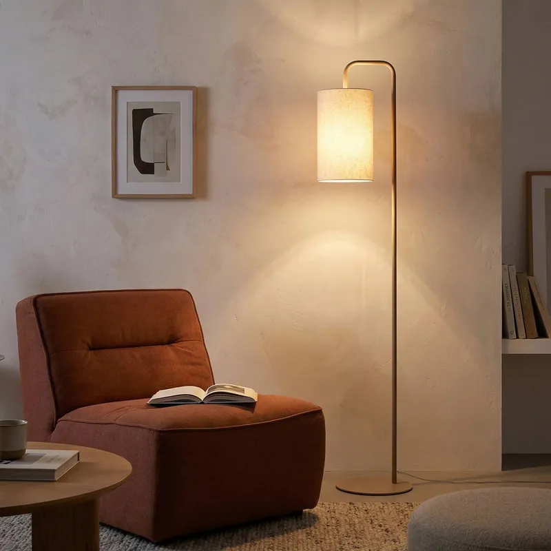 NOUS Living vloerlamp Krijn (33,5x155 cm) Direct Beschikbaar