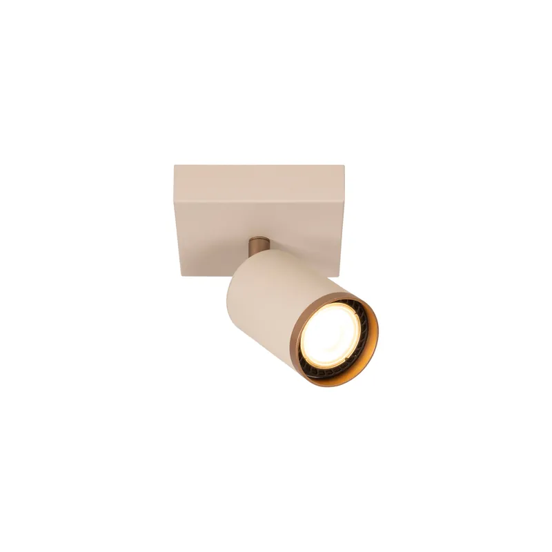 Lucide REGINA - Plafondspot - 1xGU10 - Taupe Essential Lage Kosten