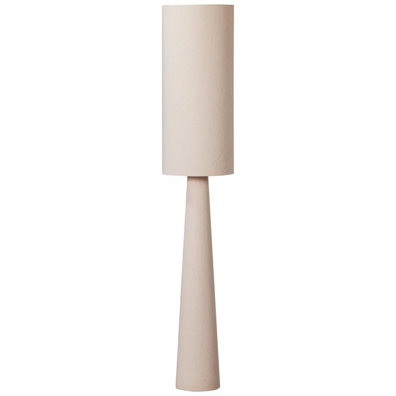 WOOOD Loft vloerlamp - Bouclé - Naturel (187xø35 cm) Goedkoop