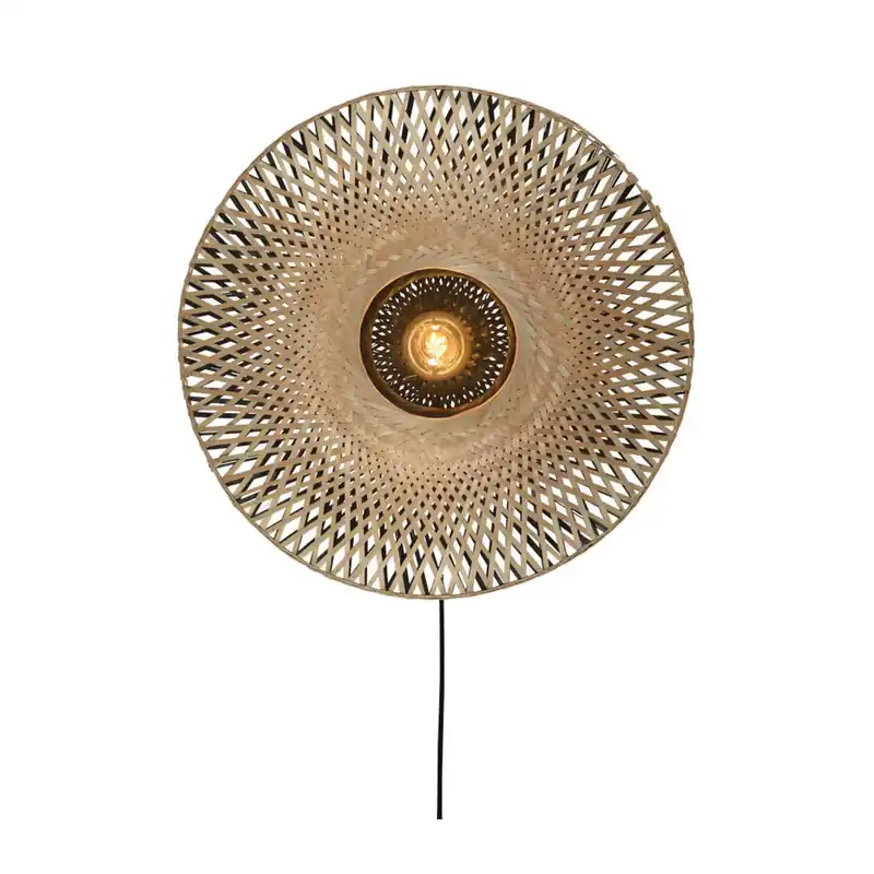 Snelle Levering Good&Mojo Wandlamp Kalimantan (Ø44 cm)