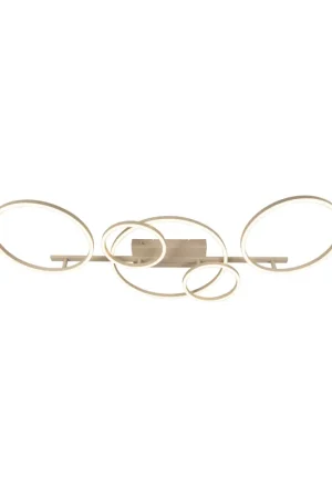 Lucide NICOLA - Plafonnière - LED - CCT - 1x37W 2700K/4000K - Taupe Essential Direct Verzonden