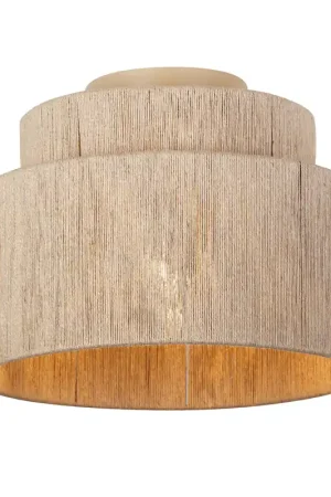 Express Levering TRIO SMILLA - Plafondlamp - Beige - excl. 1x E27 4 W