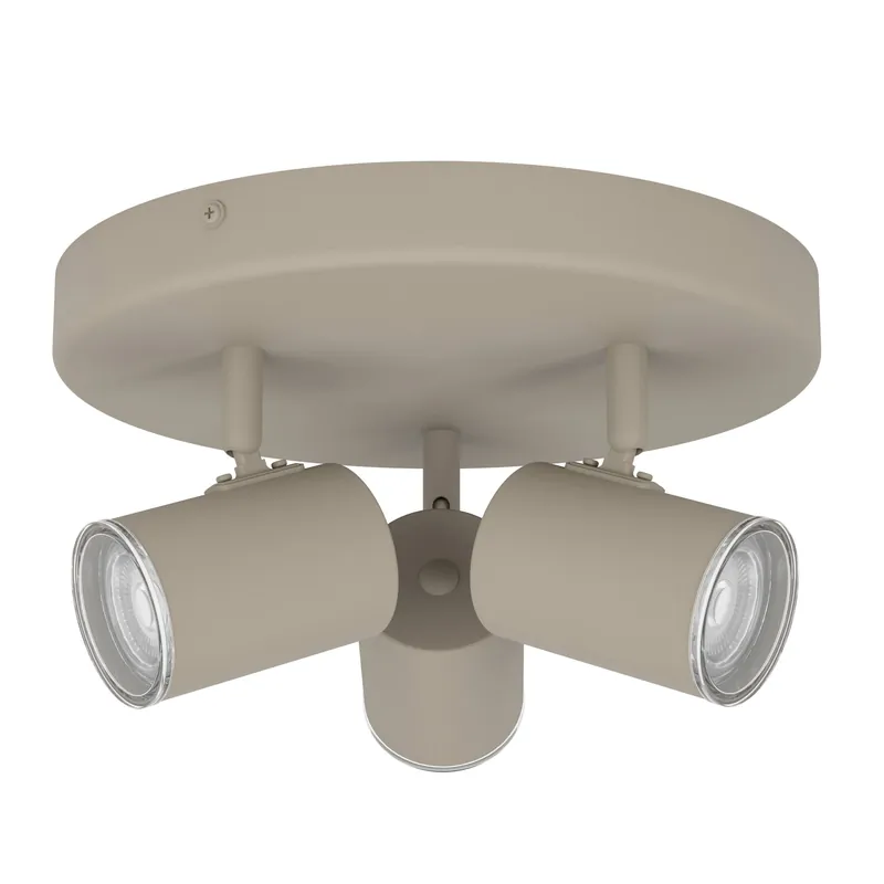 Gereduceerde Prijs EGLO Consuma 1 Opbouwspot - GU10 - Ø 25 cm - Zand