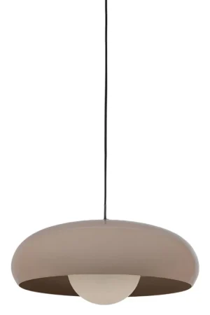 WOOOD Tivo hanglamp rond metaal hoogglans zand Direct Beschikbaar
