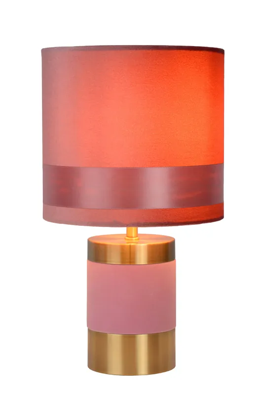 Lucide EXTRAVAGANZA FRIZZLE - Tafellamp - Ø 18 cm - 1xE14 - Roze Laatste Kans