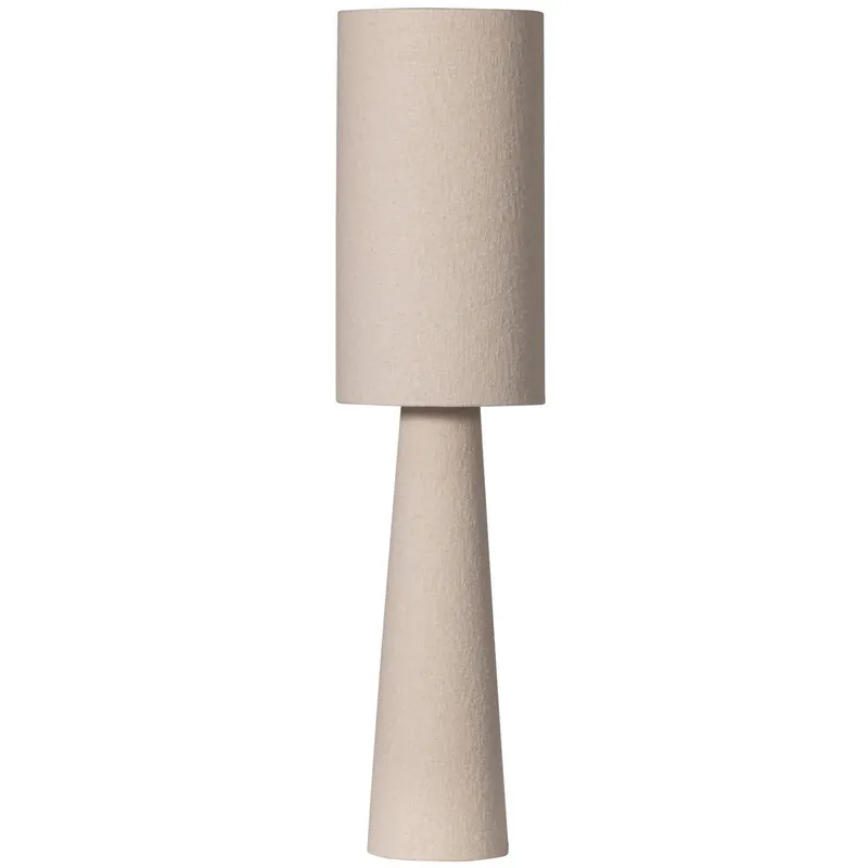 Uitverkoop WOOOD Loft tafellamp - Metaal/Bouclé - Naturel - (90xø22 cm)