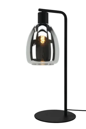 EGLO Chelvey Tafellamp - E27 - 50,5 cm - Rookglas Speciale Aanbieding