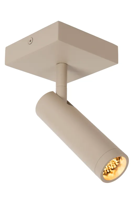 Veilige Betaling Lucide GRADO - Plafondspot - 1xGU10 (MR11) - Taupe