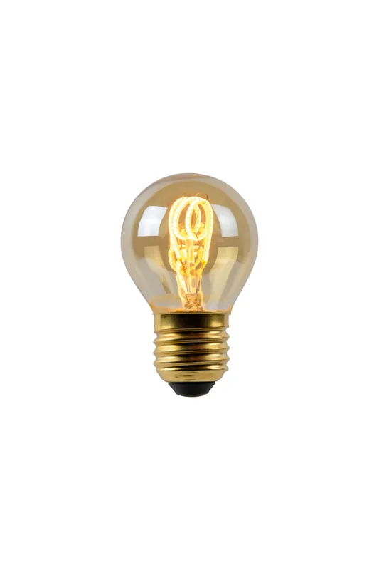 Koop Vandaag Lucide G45 - Filament lamp - Ø 4,5 cm - LED Dimb. - E27 - 1x3W 2200K - Amber