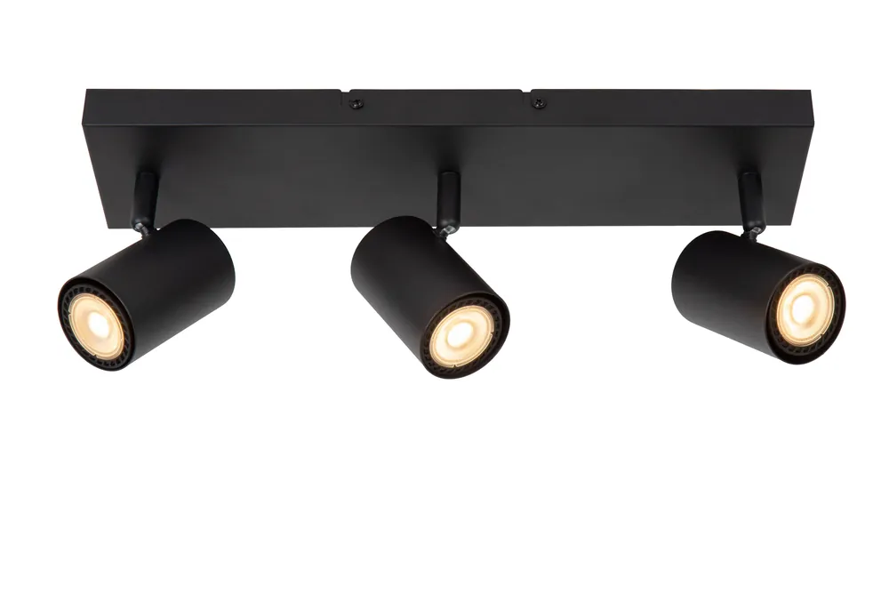 Actieprijs Lucide AMIGO - Plafondspot - 3xGU10 - Zwart