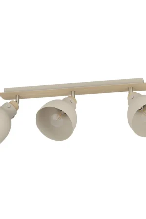 Speciale Aanbieding EGLO Arrecife Spot - E27 - 74,5 cm - Bruin Beige - Staal