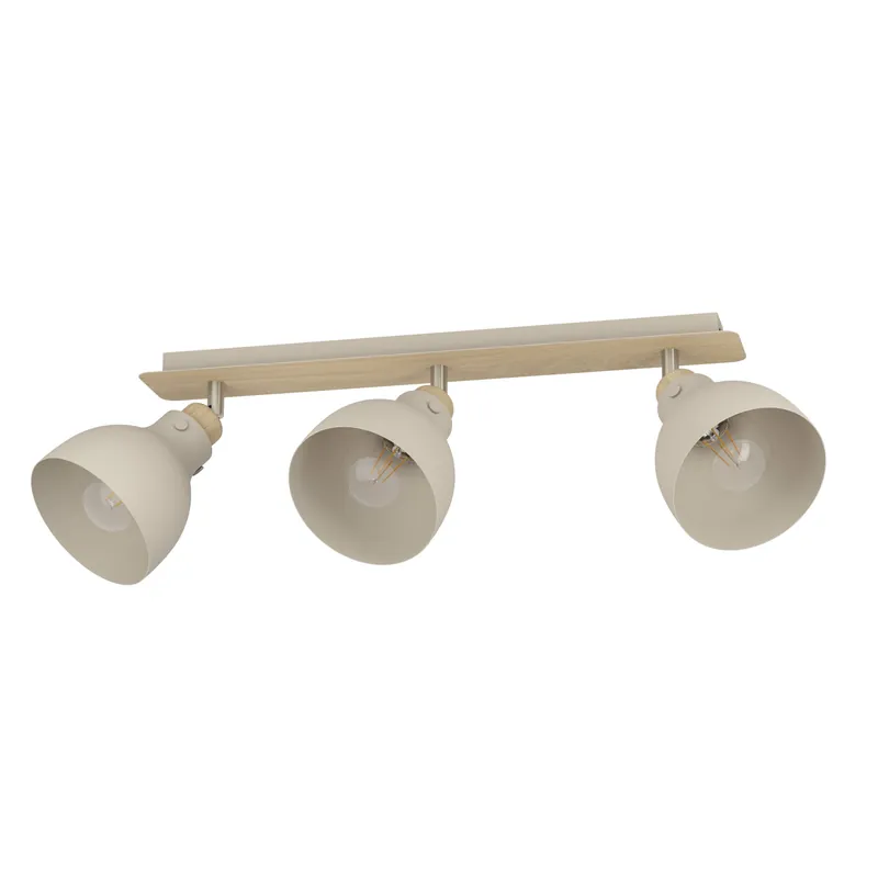 Speciale Aanbieding EGLO Arrecife Spot - E27 - 74,5 cm - Bruin Beige - Staal