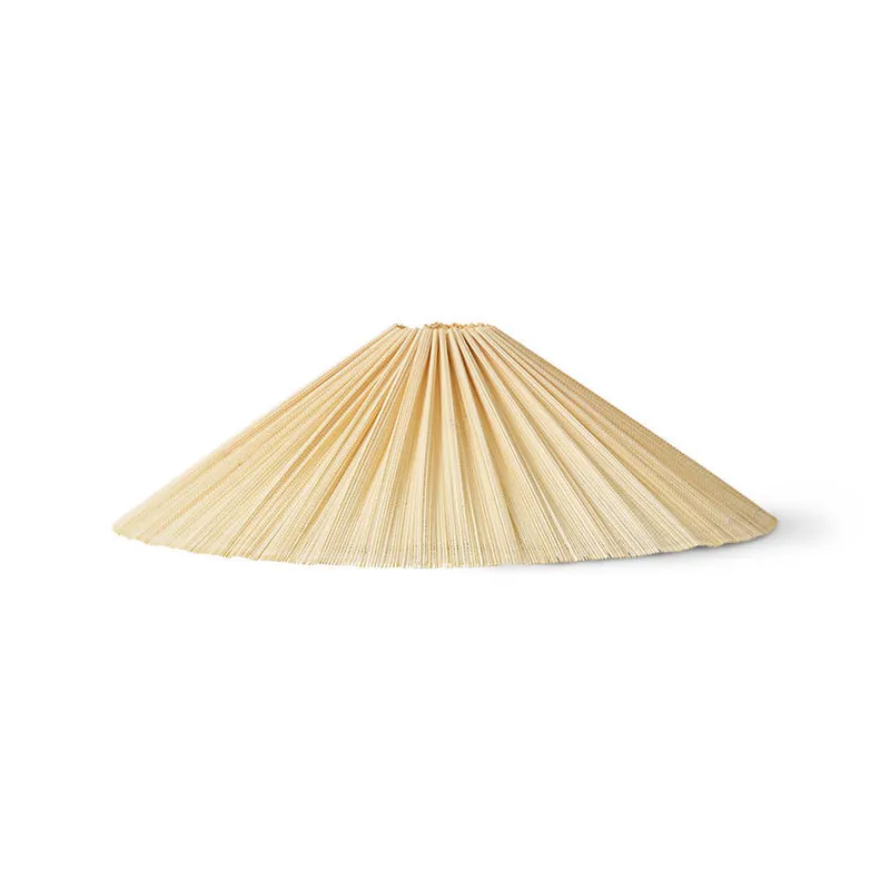Tijdelijk Beschikbaar HKLIVING Plisse lamp shade - ivory